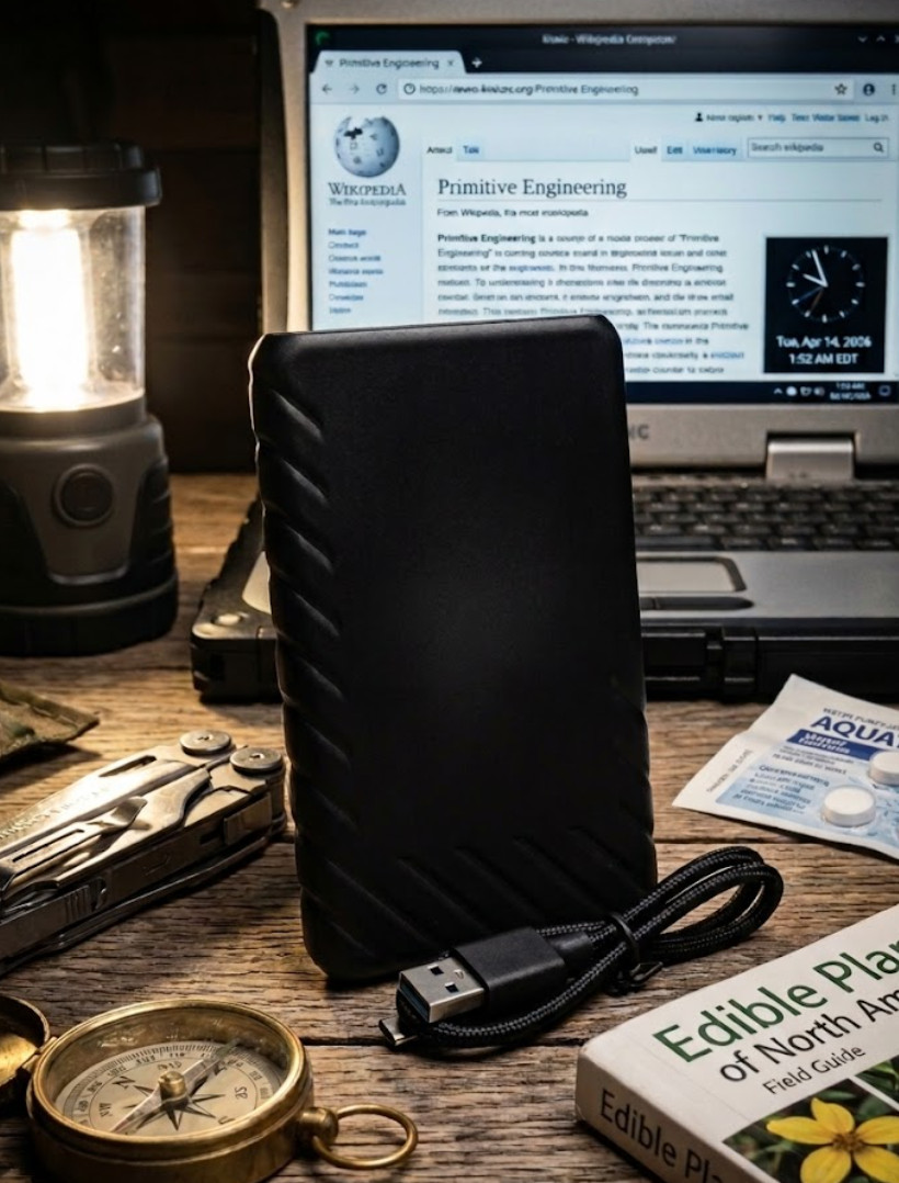 Off Grid Archives: Survival Library + 60k Books + Wikipedia Prepper Homesteading