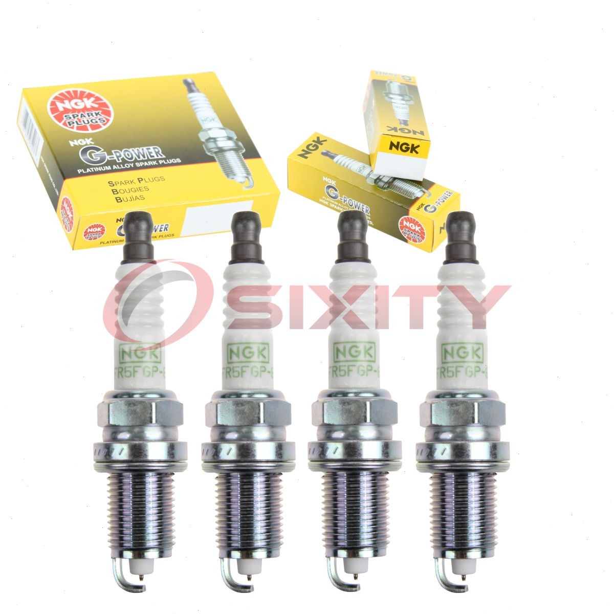 4 pcs NGK G-Power Spark Plugs for 2009 Jeep Patriot 2.4L L4 - Engine Kit Set wz