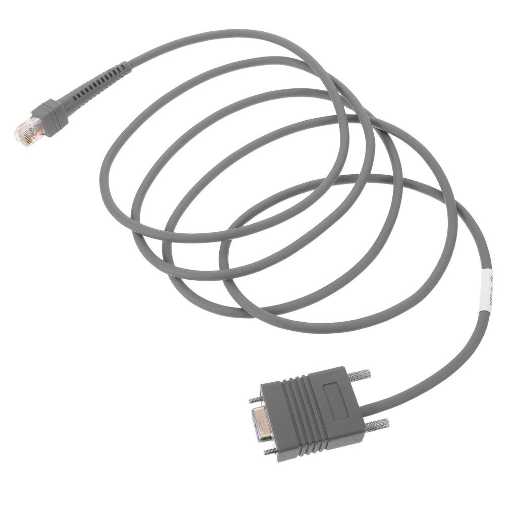 Reusable Grey Barcode Scanner Cable for Pos Systems Straight Cable