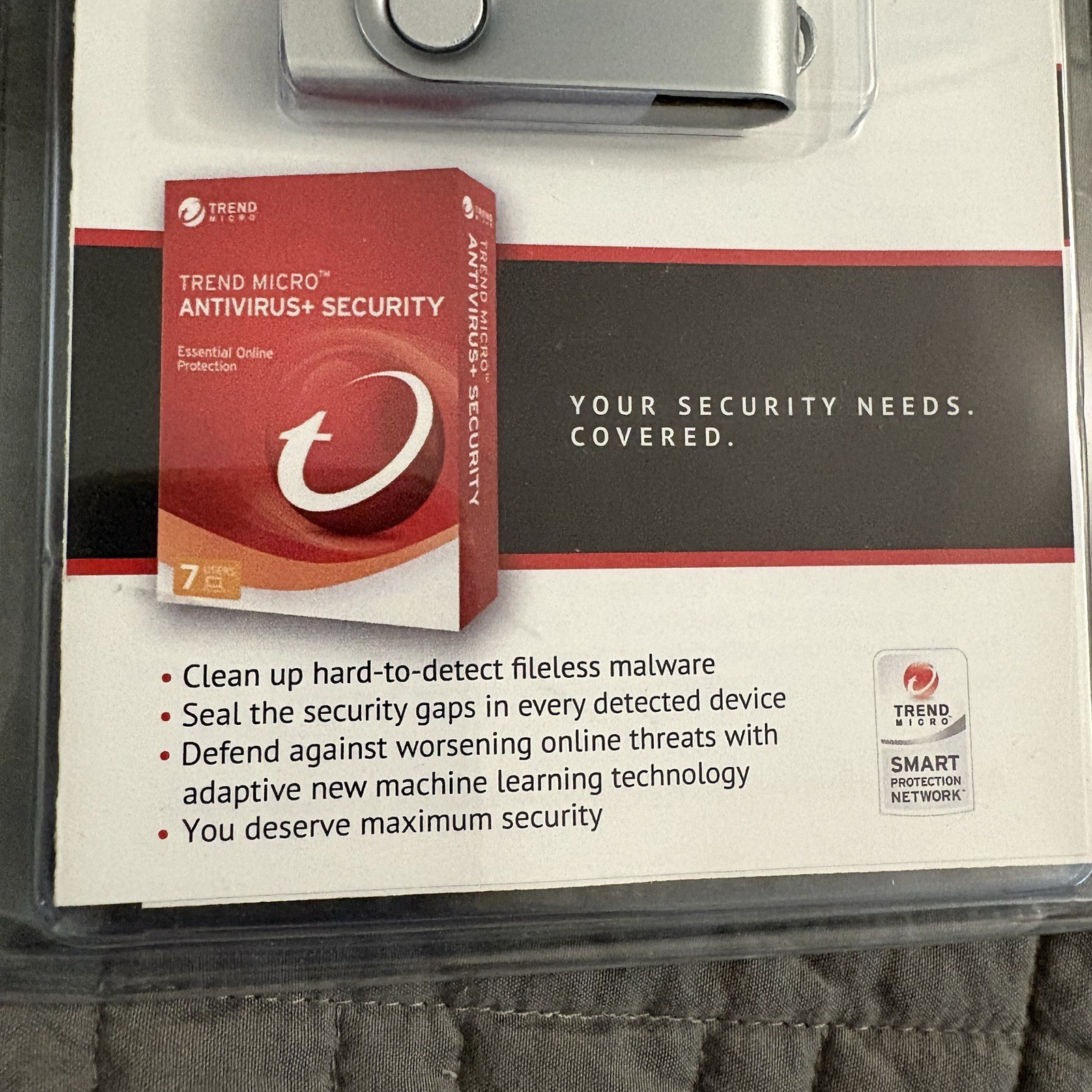 Tech Smart USA Trend Micro Antivirus+ Security software USB 7-PC