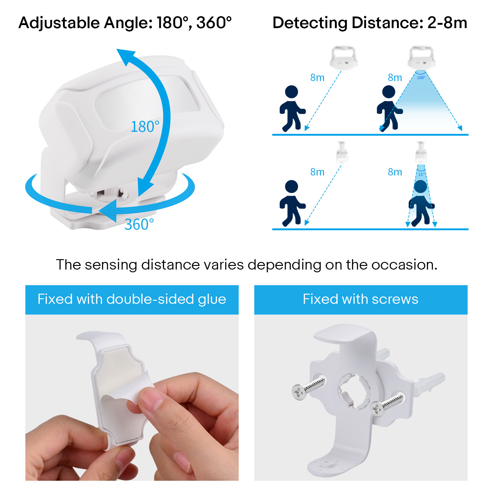 Driveway Alarm Wireless Outside DIY Security Alert System Waterproof Long Range