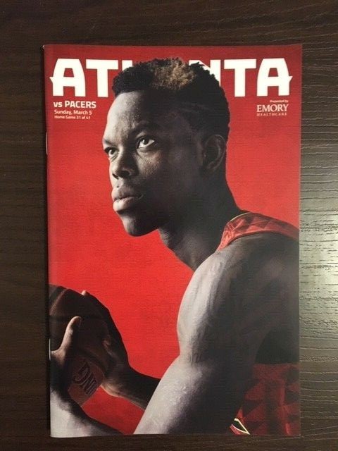 Atlanta Hawks vs. Indiana Pacers Basketball Program March 5, 2017 - Schroder
