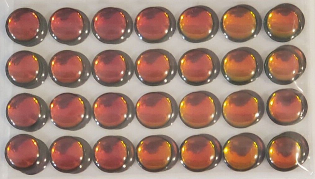 3D Fish Eyes-IRIDESCENT #2-10mm (13/32")-56/pk-Fly Tying-Lures-Jigs-Craft-Flies