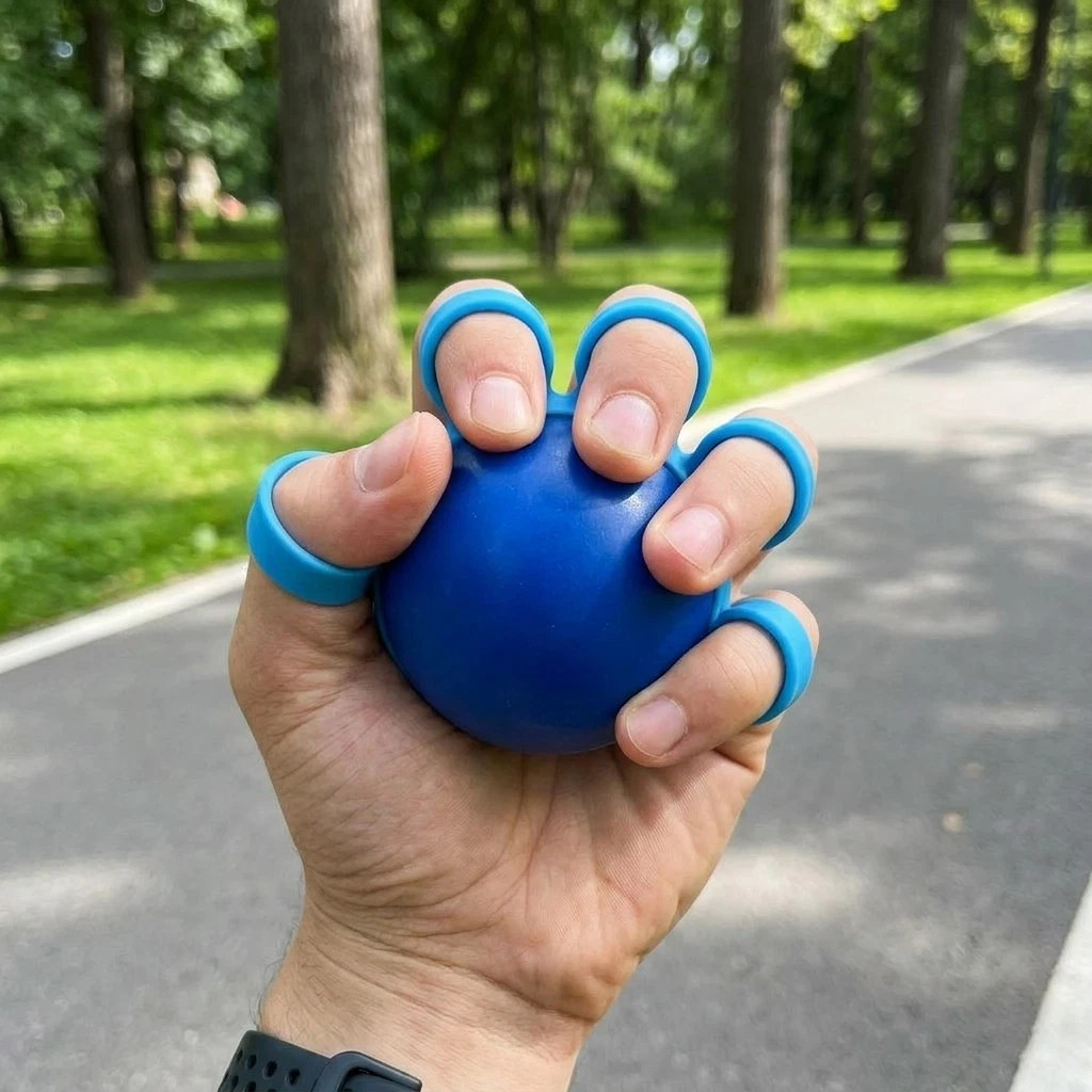 Hand Grip Strength Training Ball Finger Exercise Grip Trainer Fitness Squeeze Ba