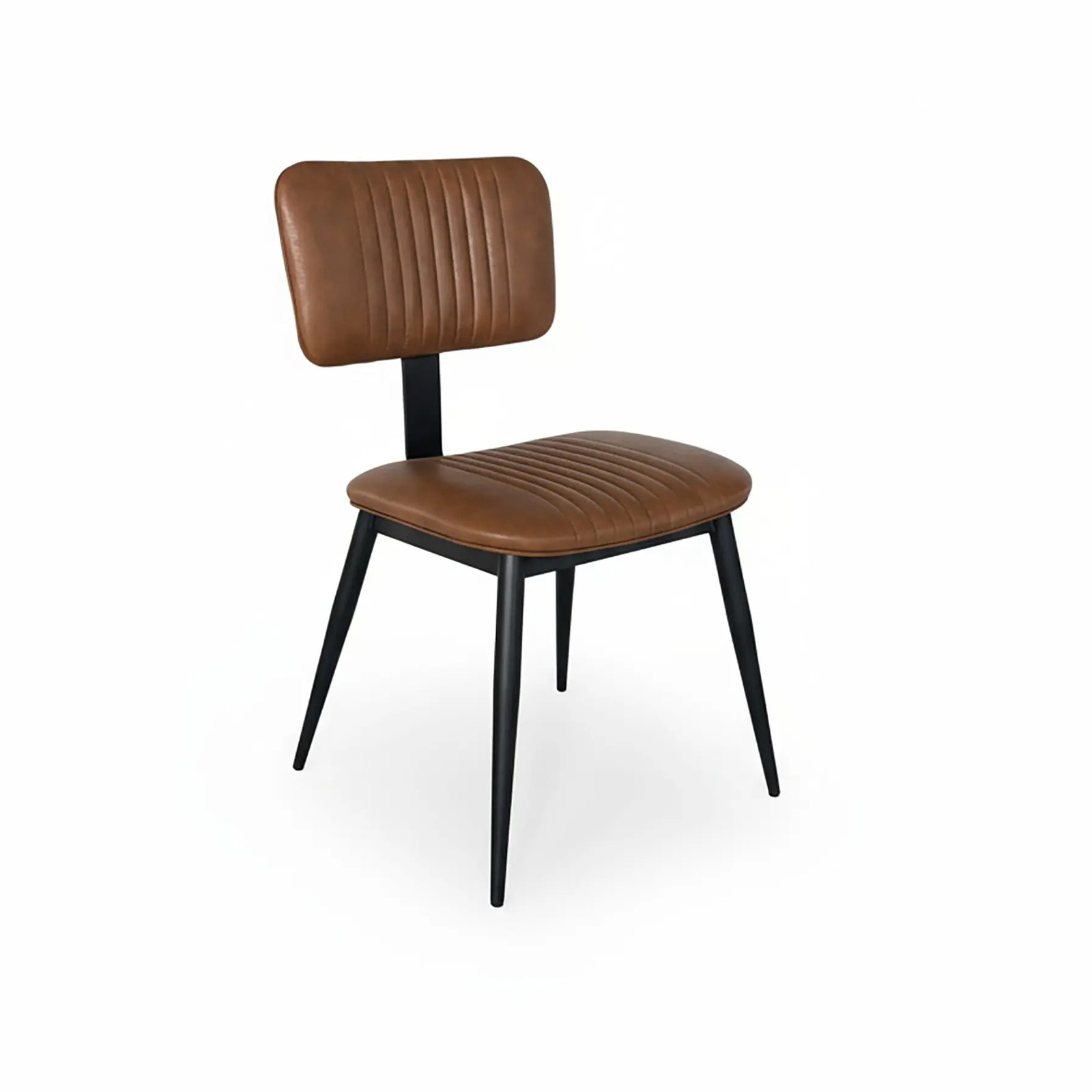 H&D Commercial Seating 6276 Heavy Duty Metal Chair w/ Padded Back & Seat