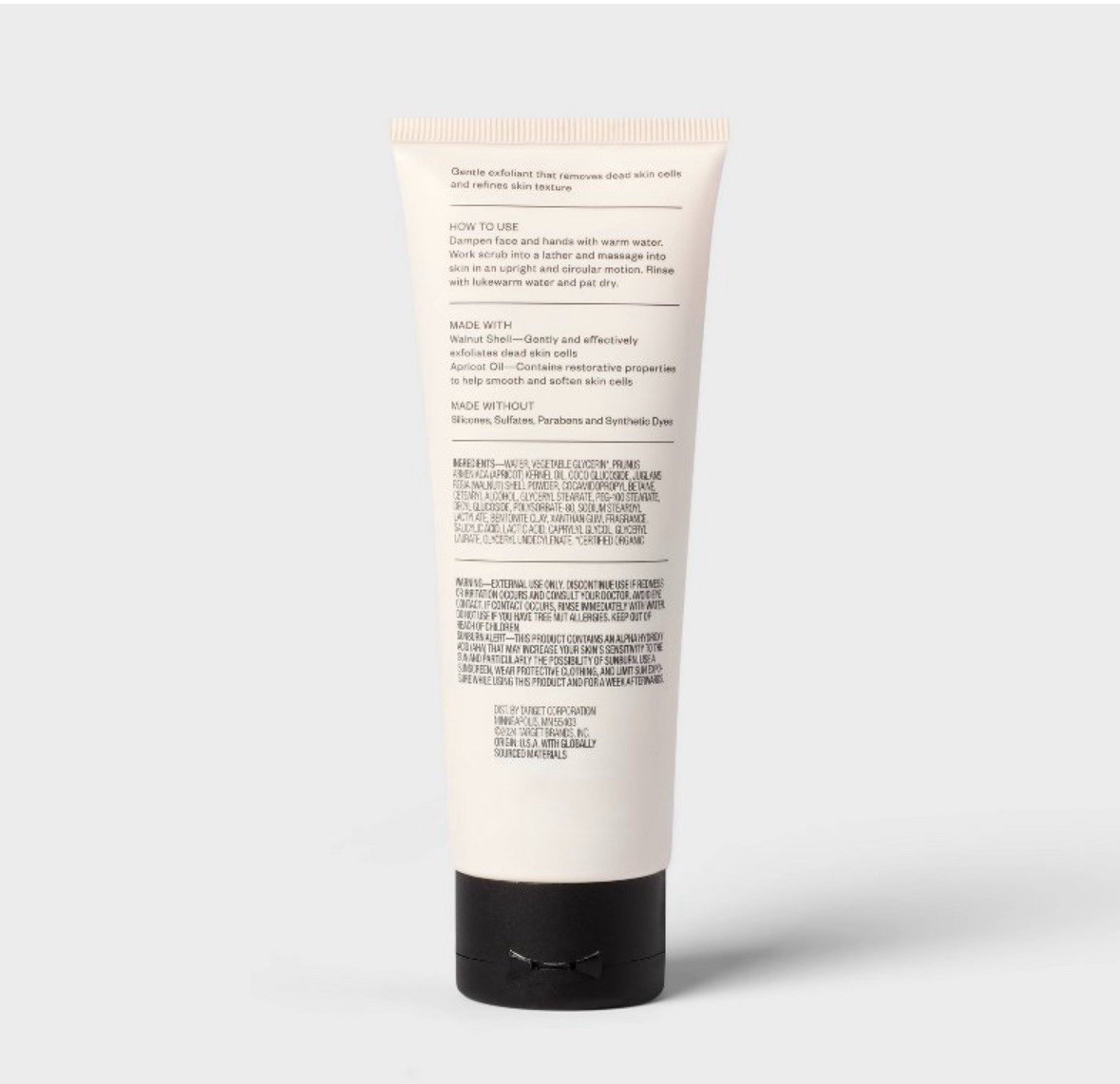 Goodfellow & Co Lactic Acid Face Scrub Mint & Cedar Scent 4 oz New