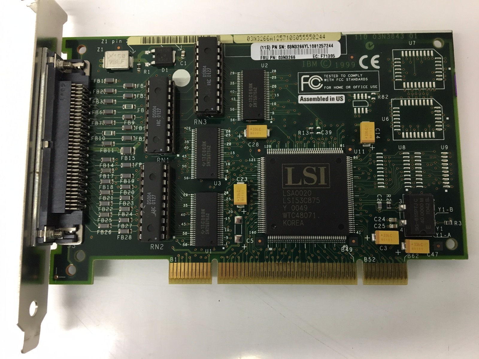 LSI Logic 03N3266 Ultra SCSI Controllers *USED*