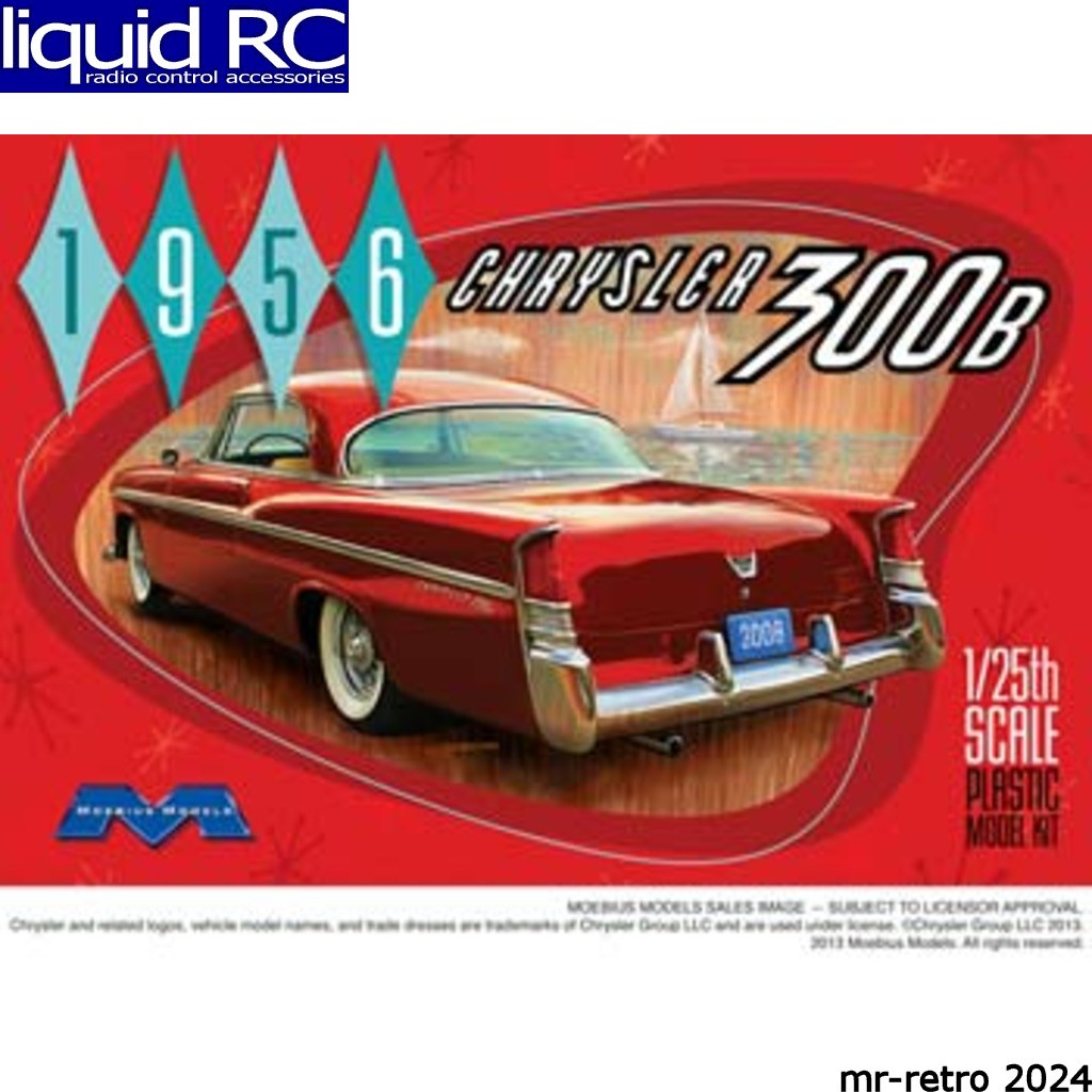 Moebius Models 1207 1956 Chrysler 300b Plastic Model Kit