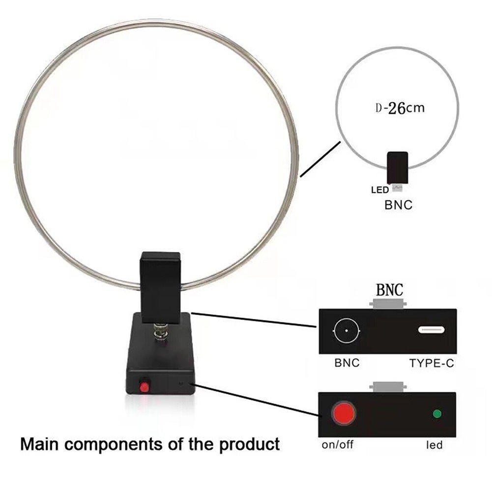 Portable Shortwave Solution GA800 Active Loop for Radios