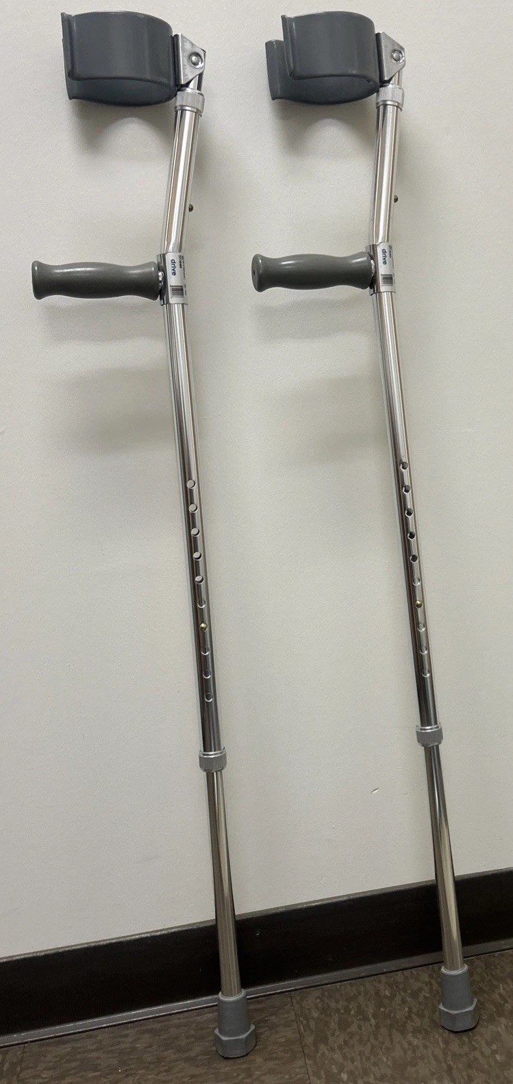 New Drive Medical Adult Forearm Crutches