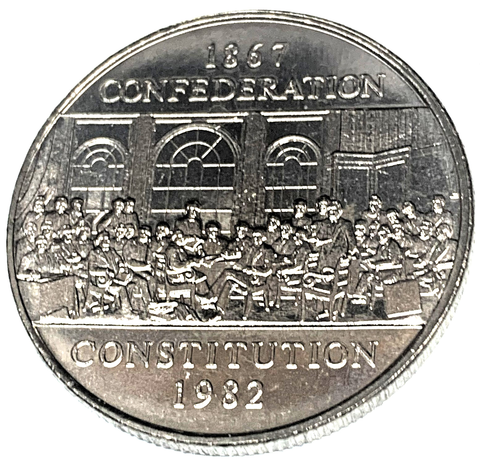 # C7466      CANADA  COIN,   ONE DOLLAR  1982   UNC