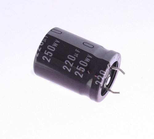 12x 220uF 250V Snap In Mount Electrolytic Capacitor 220mfd 250VDC 250 Volts 105C