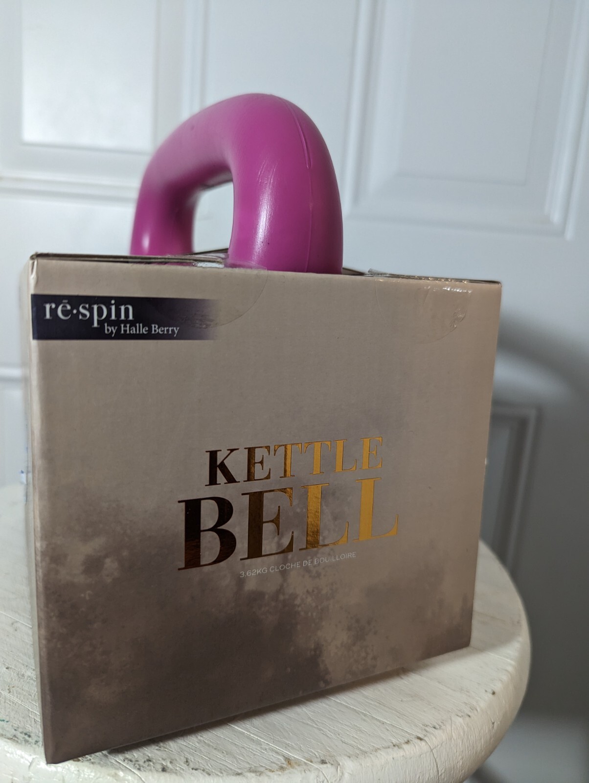 Re-Spin 10LB KETTLEBELL Kettle Plastic Workout Exercise Weights by: Halle Berry
