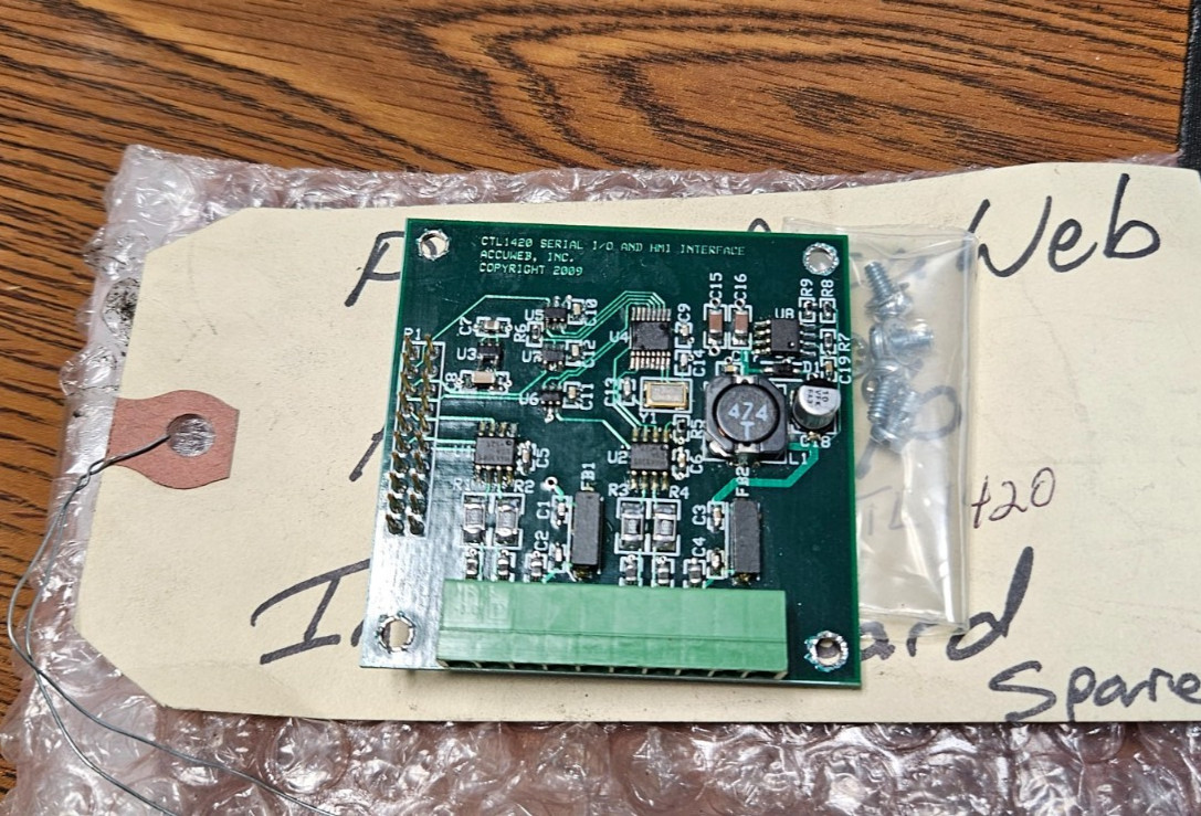 Accuweb I/O Interface CTL1420 For Mark Andy P-7 Press (New)