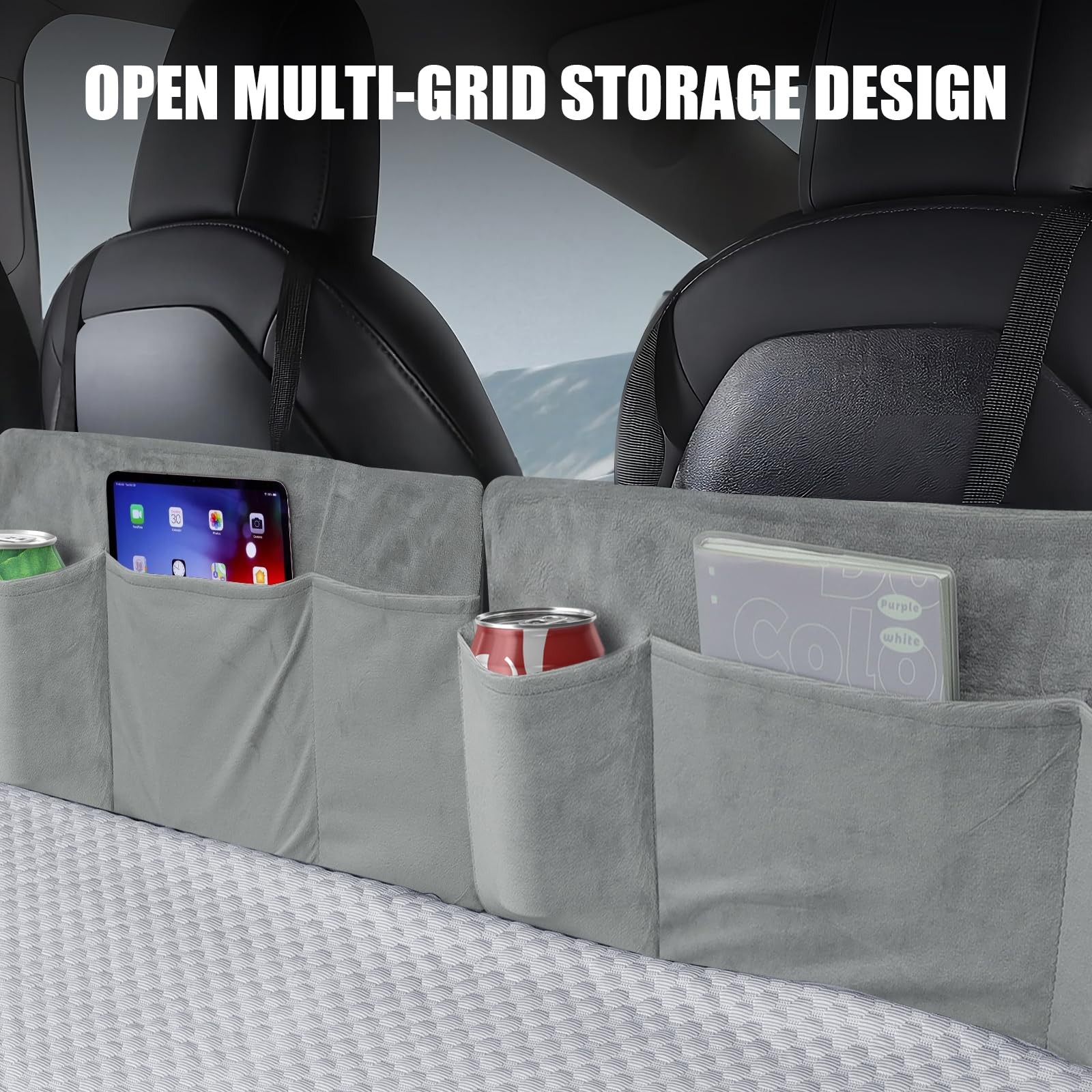 Memory Foam Mattress for Tesla Model Y - 2.4" High-Density, Soft Car Camping ...