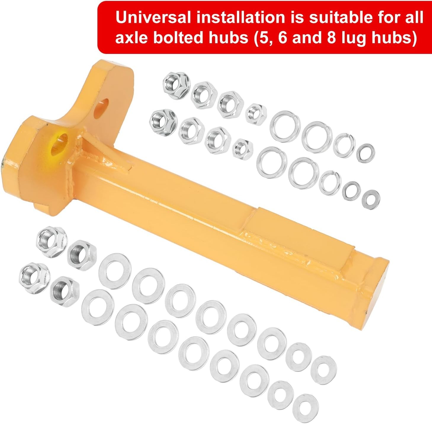 For ATD 8629 Wheel Hub Removal Tool Fits All Axle Bolt Hubs (5, 6 & 8 Lug Hubs)