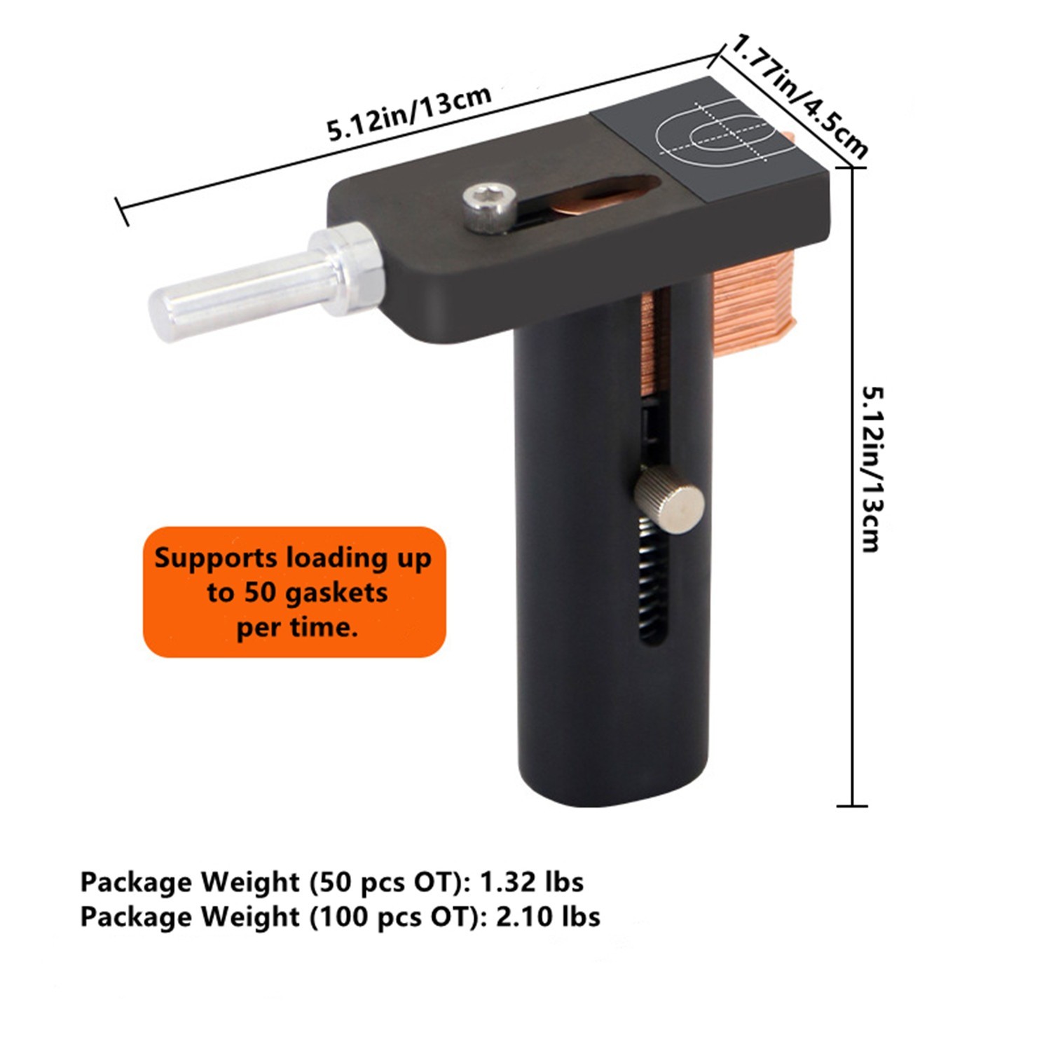 High-Efficiency Dent Puller Spot Welder Tool 50-Load OT/Round Washer Feeder