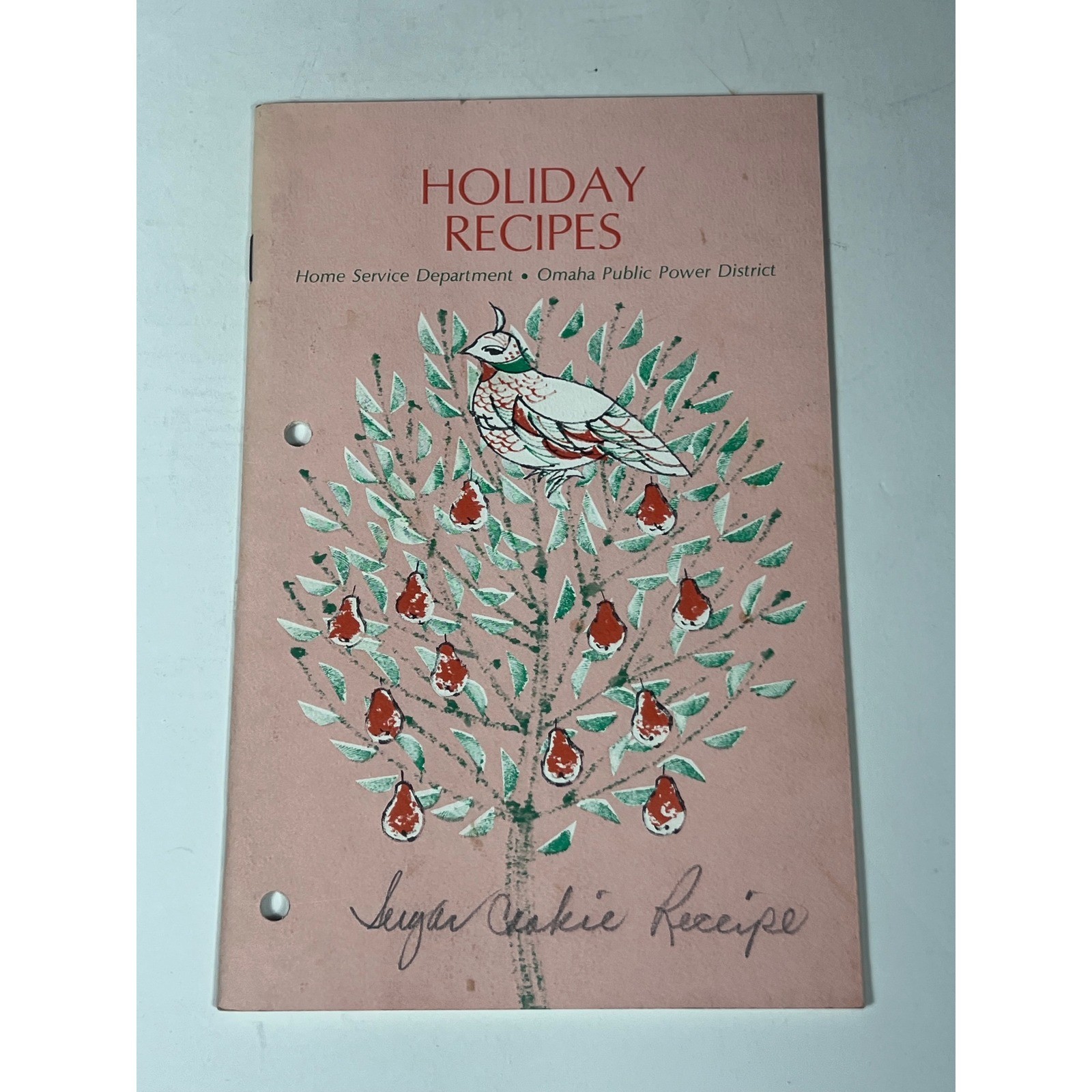 Holiday Recipes Omaha Public Power District Home Service Department Cookbook