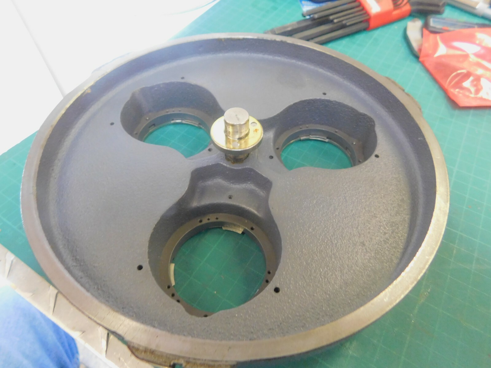 Nikon V-12 Optical Comparator 3 Position Lens Turret