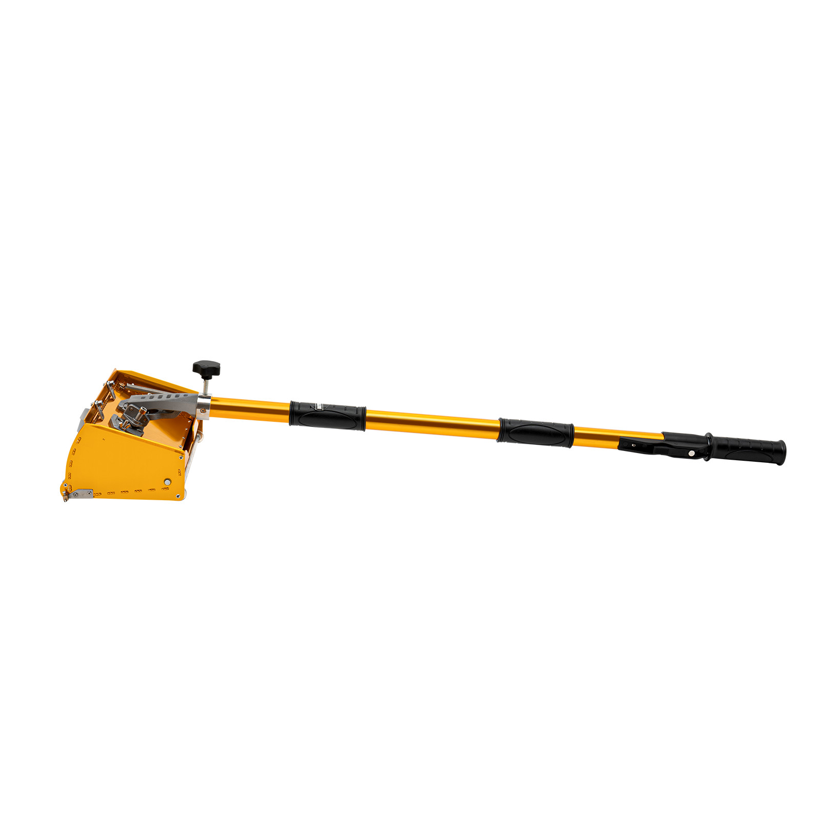 10" Drywall Flat Finishing Box & 40''-64'' Telescopic Box Handle 120° Adjustable