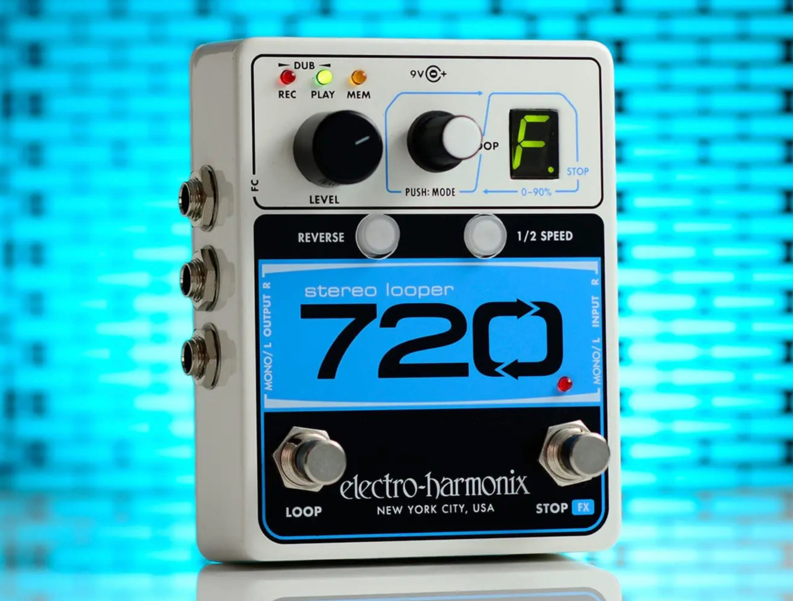 Electro-Harmonix 720 Stereo Looper Pedal- 720 seconds of loop time. New!