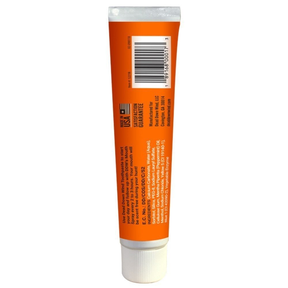 Dead Down Wind E2 Scent Prevent Dry Mouth 3.5 Mint Toothpaste - 1221N