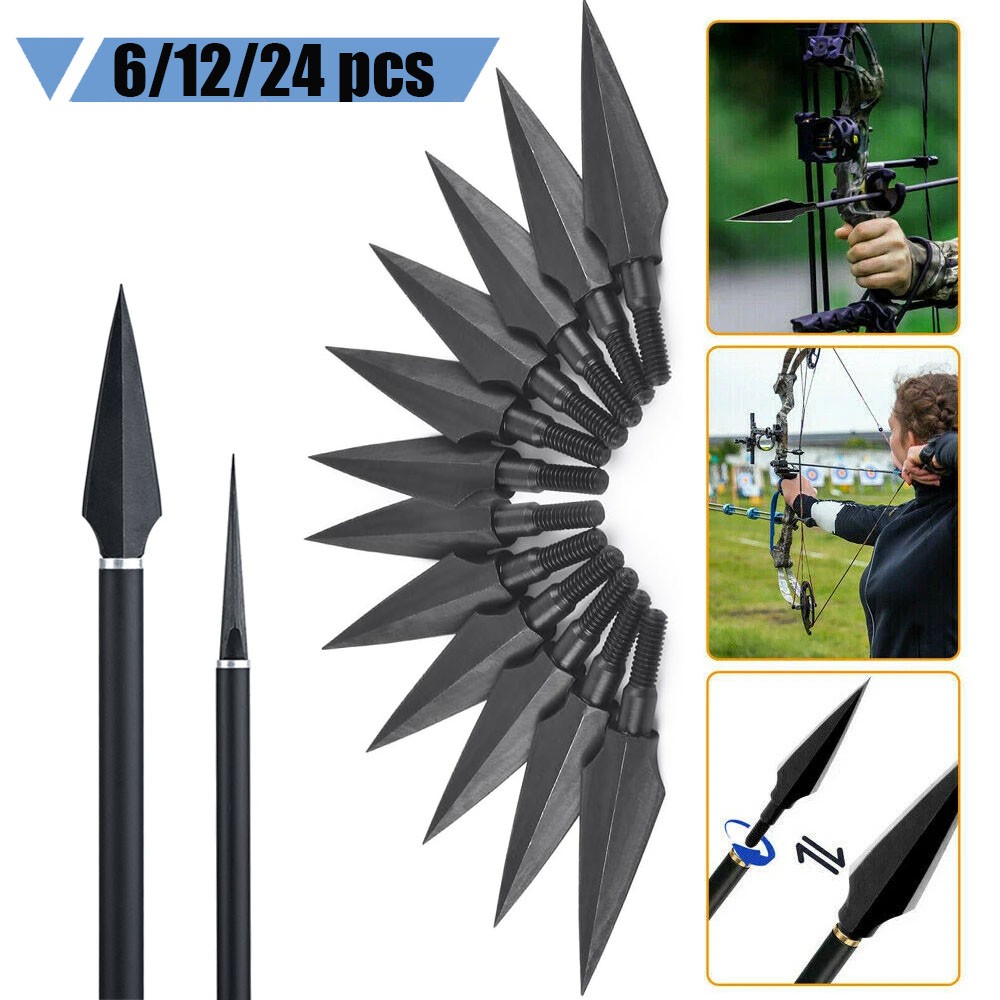 Archery 125 Grain Hunting Broadheads Arrowheads Arrow Heads Tips for Shooting