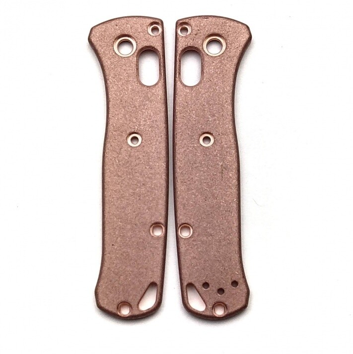 Flytanium Copper Scales for Benchmade Mini Bugout  FLY676 Antique Stonewash