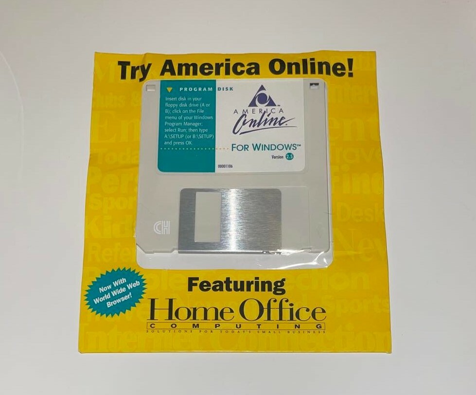 AOL America Online Promo Disc / Version 2.5 ~ NEW in Sealed Package! Collectible