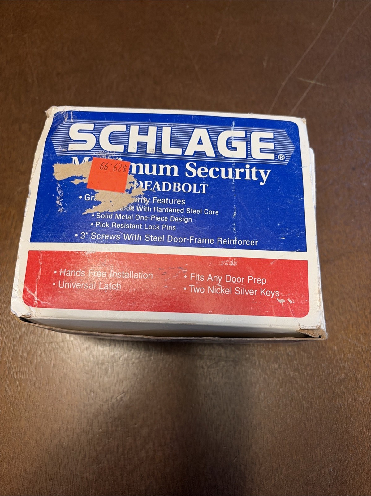Schlage Maximum Security Deadbolt Lock Kit Universal