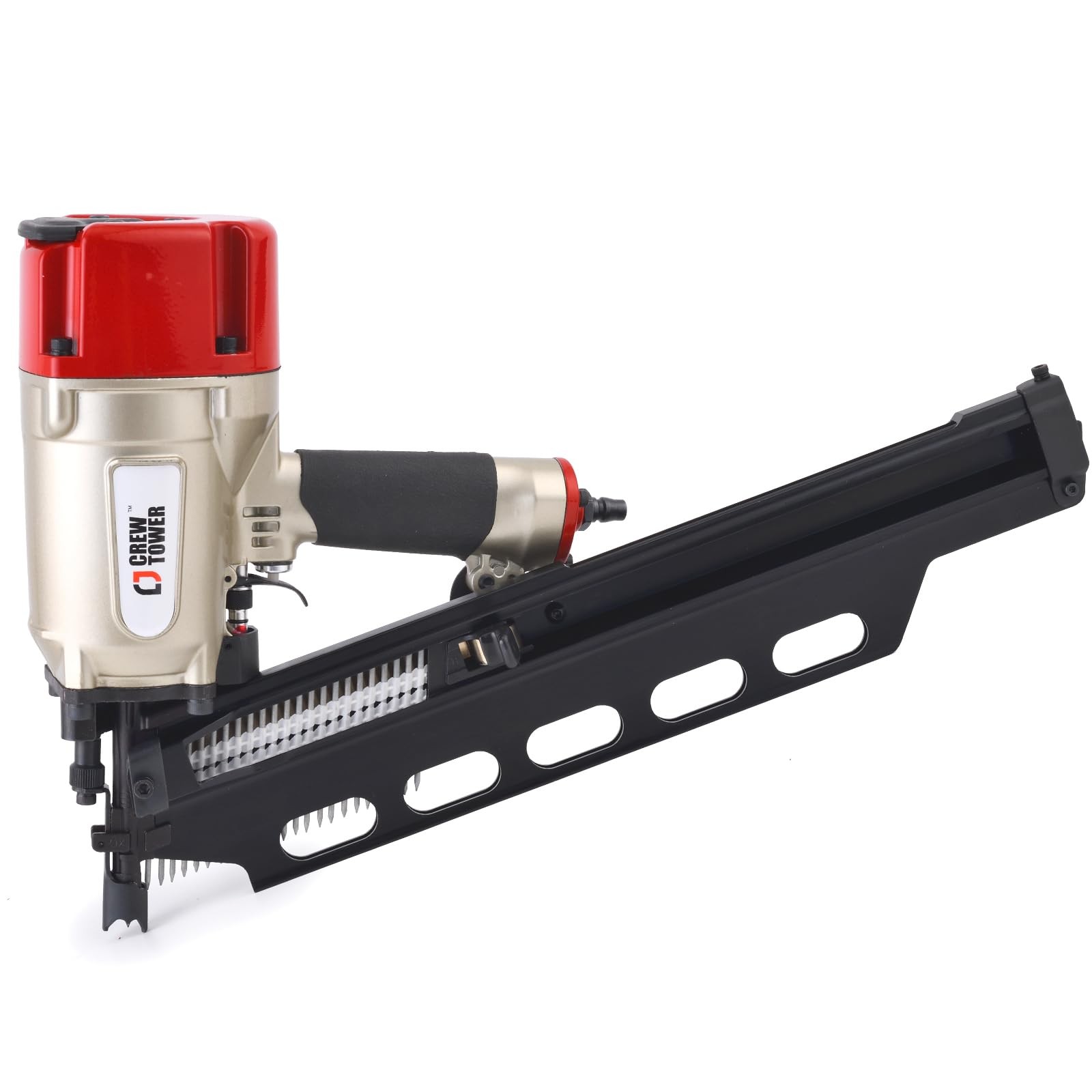 CREWTOWER Framing Nail Gun SRN9021, 21 Degree 2 Inch - 3-1/4 Framing...