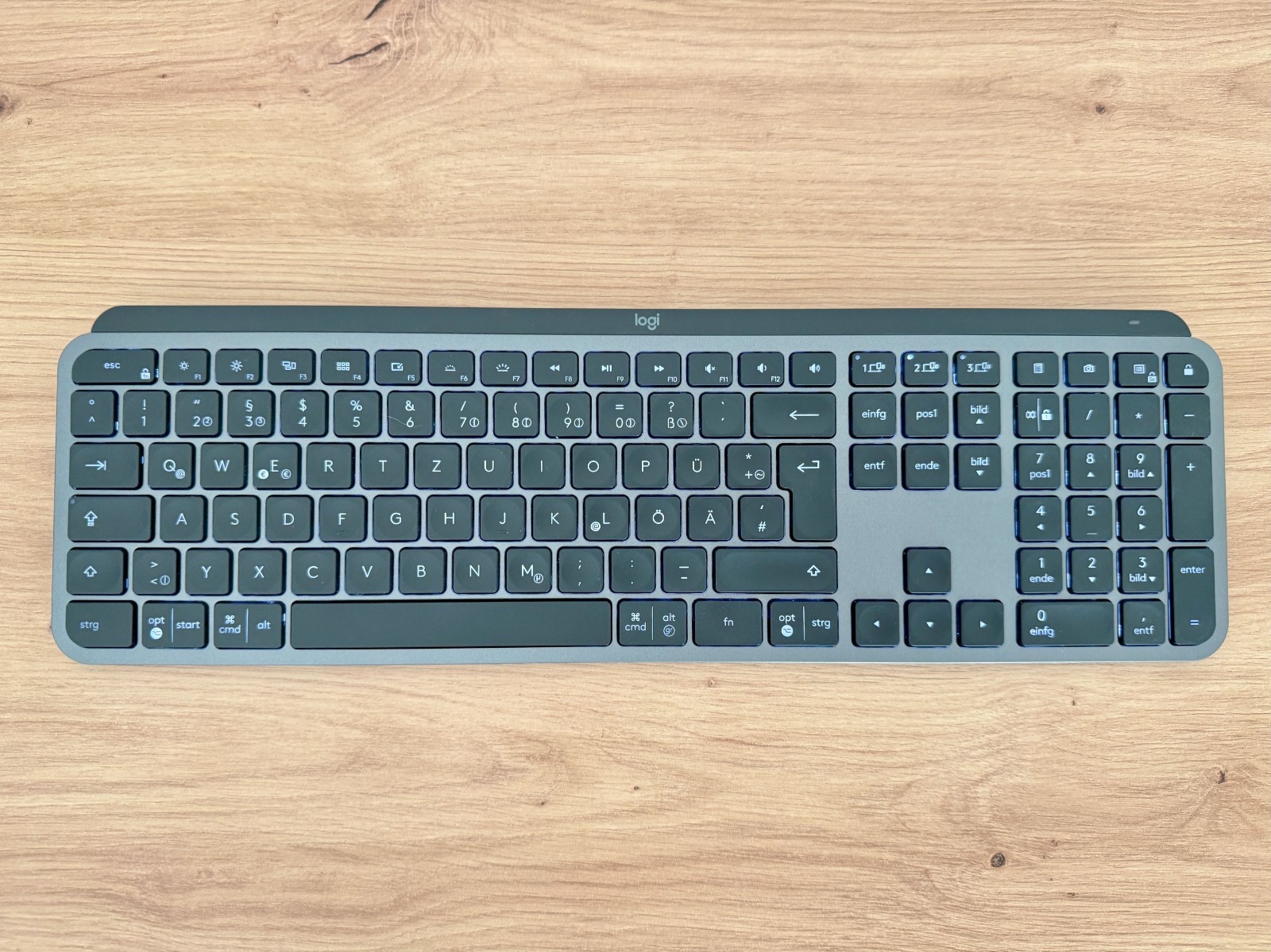Logitech MX Keys Graphite YR0073 | QWERTZ ✅ Keys + Hinge For Parts
