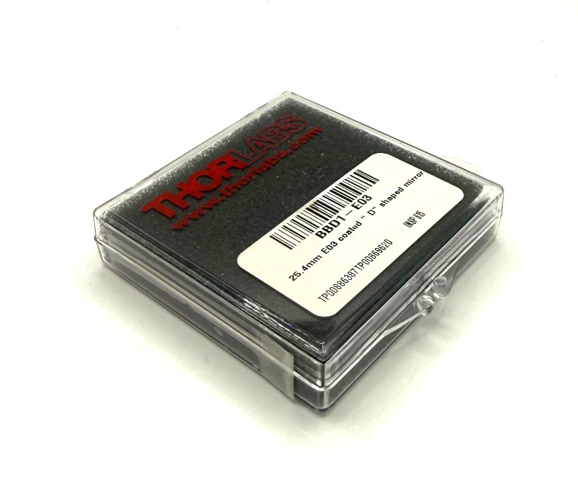 New Thorlabs BBD1-E03 Ø1" Broadband Dielectric D-Shaped Mirror, 750 - 1100 nm