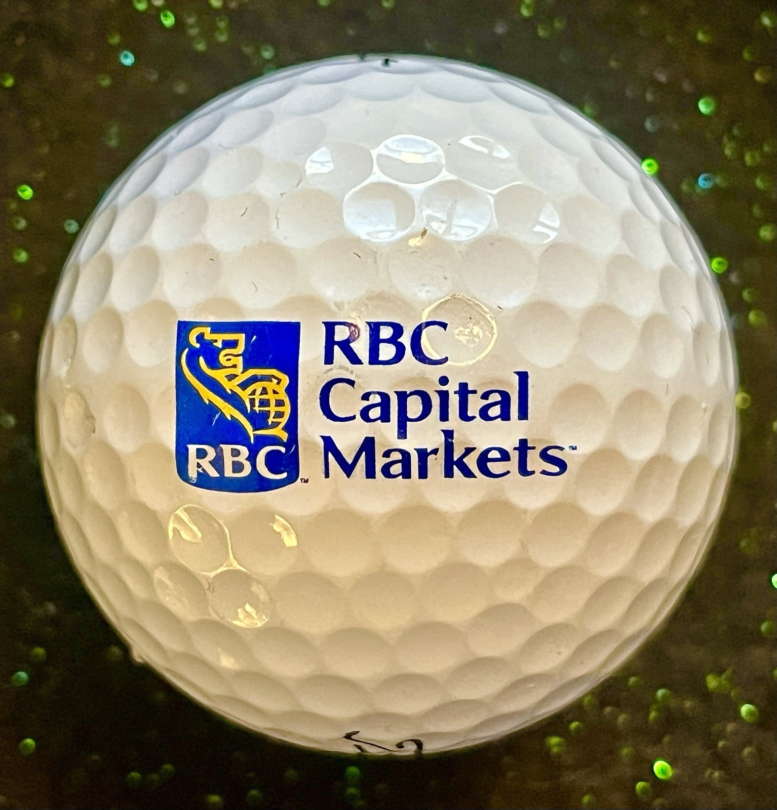 RBC Capital Markets Logo Collectible Vintage Titleist Pro V1-392 Golf Ball~RARE~