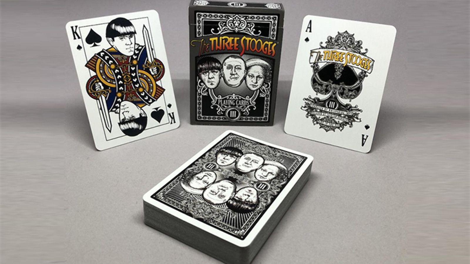 The Three Stooges Playing Cards