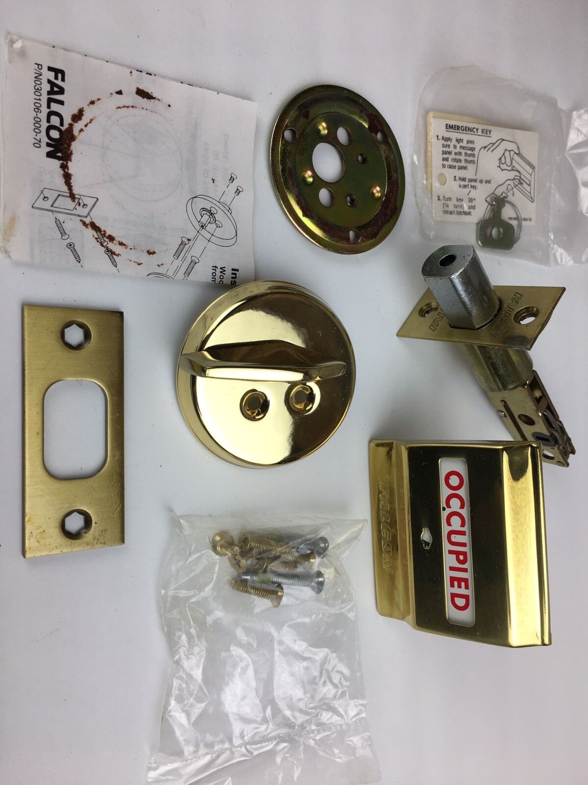 Falcon Indicator Deadlock With Key D871 605 NOS