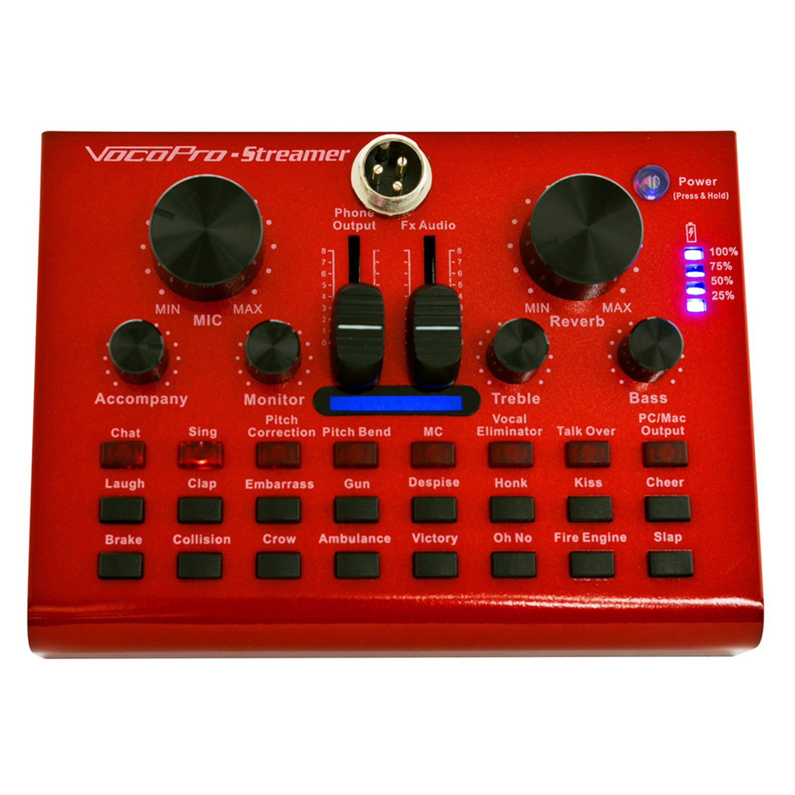 Vocopro Steamer-Desktop USB Audio Interface with Microphone for Live Streaming