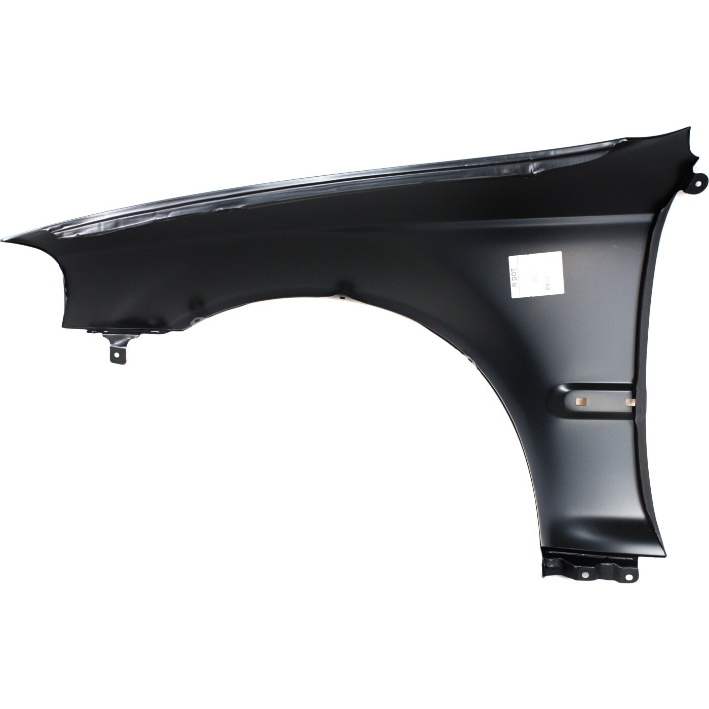 Fender For 1999-2000 Honda Civic Front Passenger Primed Steel w/ Molding Holes