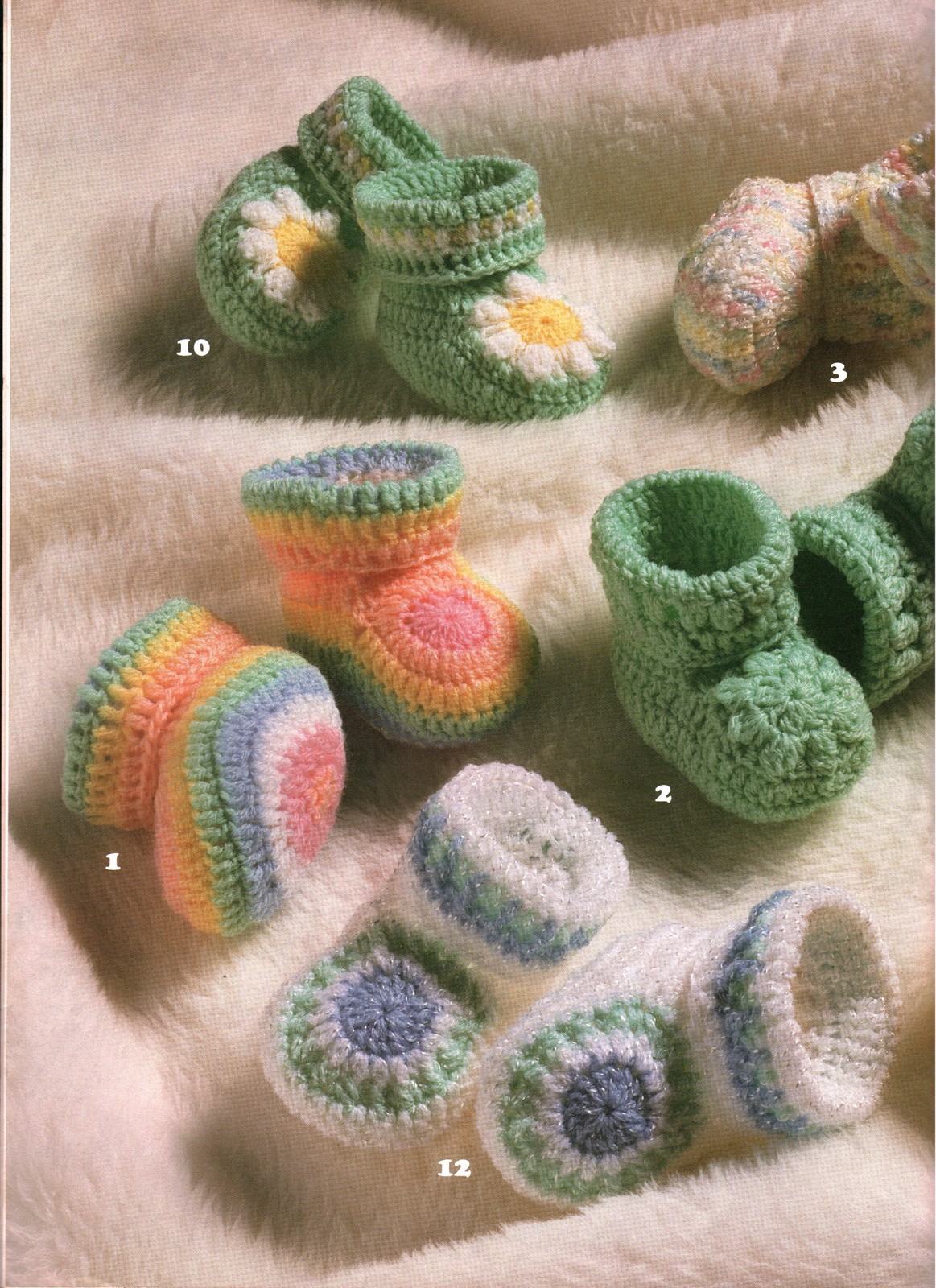 Baby Steps Booties | Leisure Arts 2865
