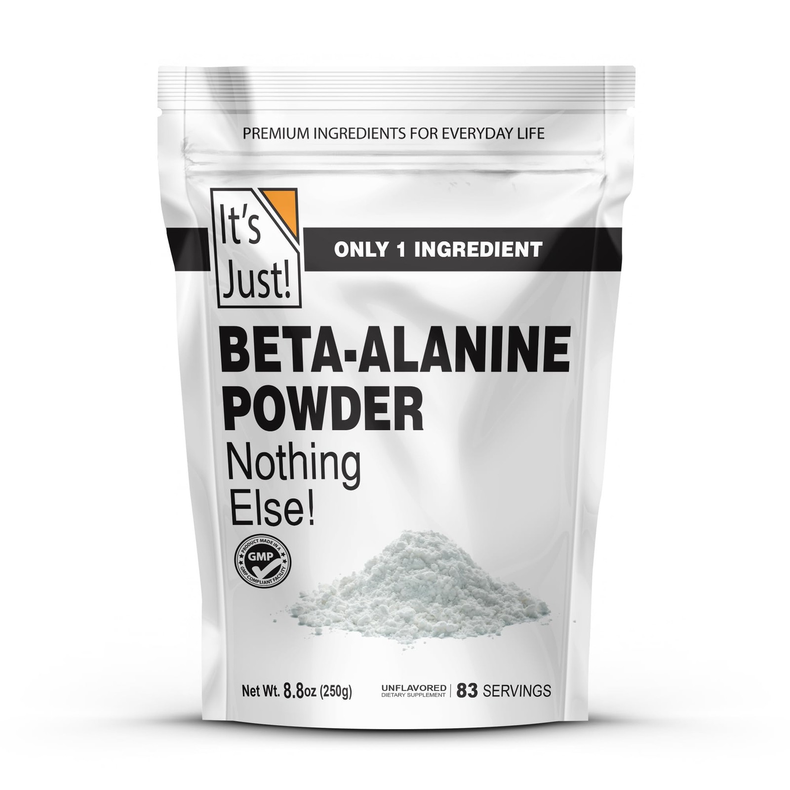 It's Just! - Beta-Alanine Powder, Pre-Workout 8.8 Ounce (Pack of 1)
