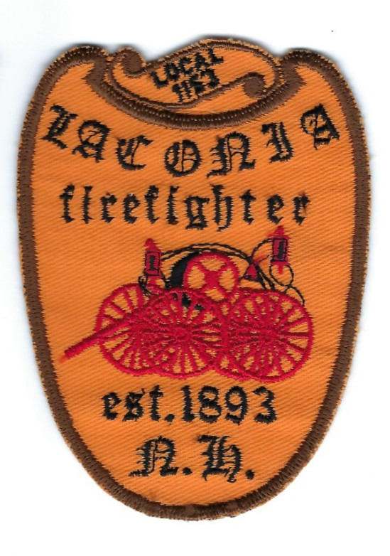 Laconia (Belknap County) NH New Hampshire Local 1153 Firefighter patch - NEW!