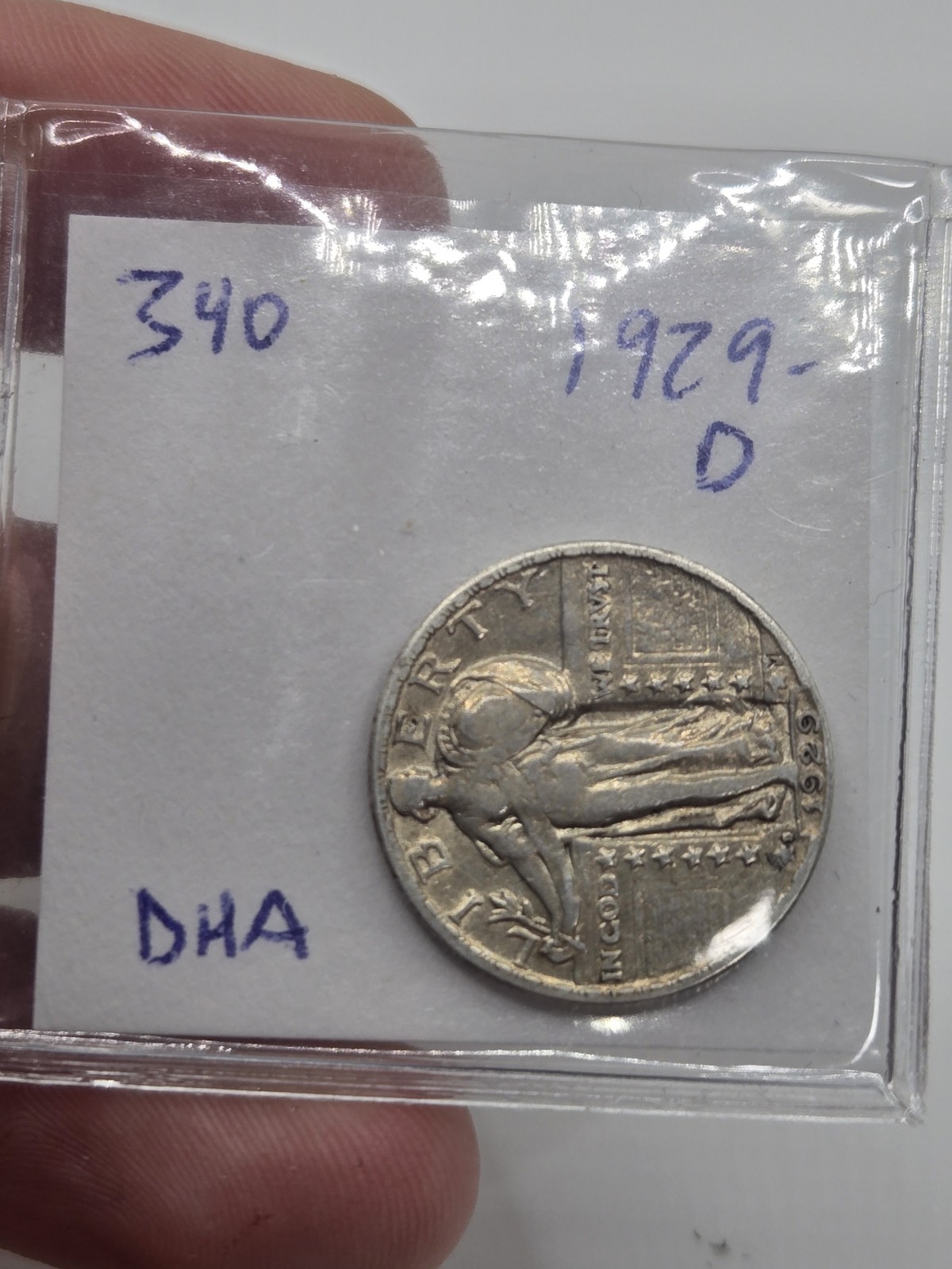 1929 D Standing Liberty Quarter Choice Extremely Fine XF+  ☆ Nice Album Coin