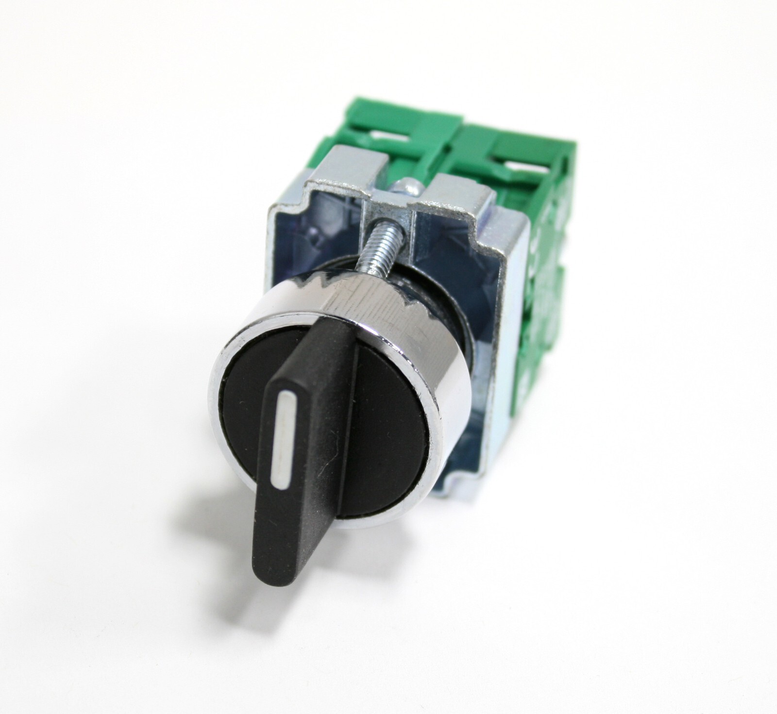RB2-BD7 22.5mm 3 Pos Spring Return Left to Centre Selector Switch C/W 2NO BE101