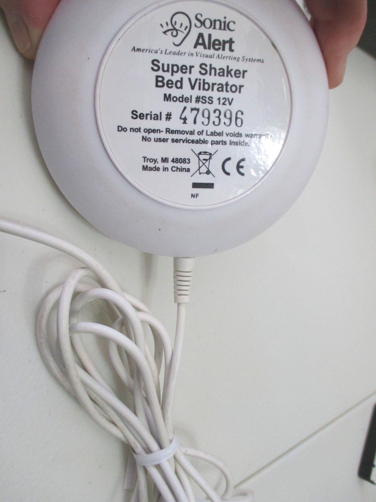 Sonic Alert Super Shaker Bed Vibrator only - Model #SS 12V