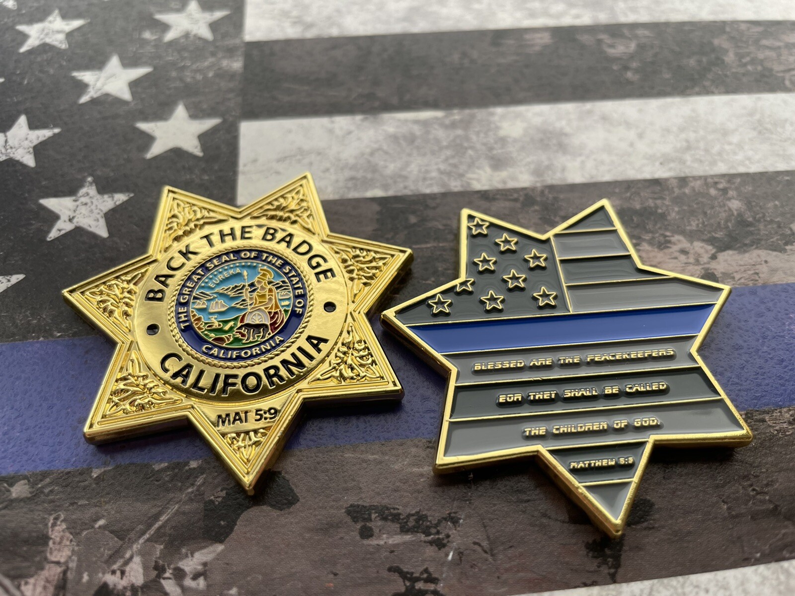 Back The Badge Challenge Coin
