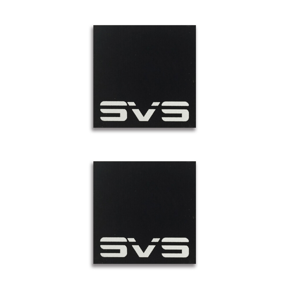 SVS Logo Badge Custom Made Aluminum Self 25mm(0.98")X25mm(0.98")