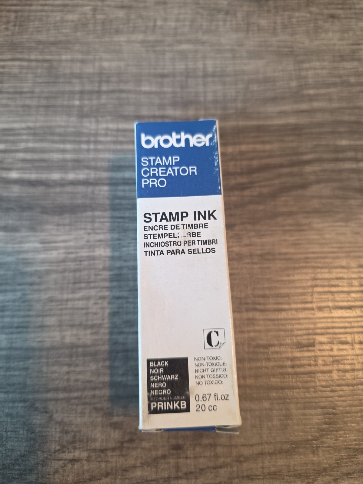 NEW Brother Stamp Creator Pro Black Stamp Ink Refill-Brand New-