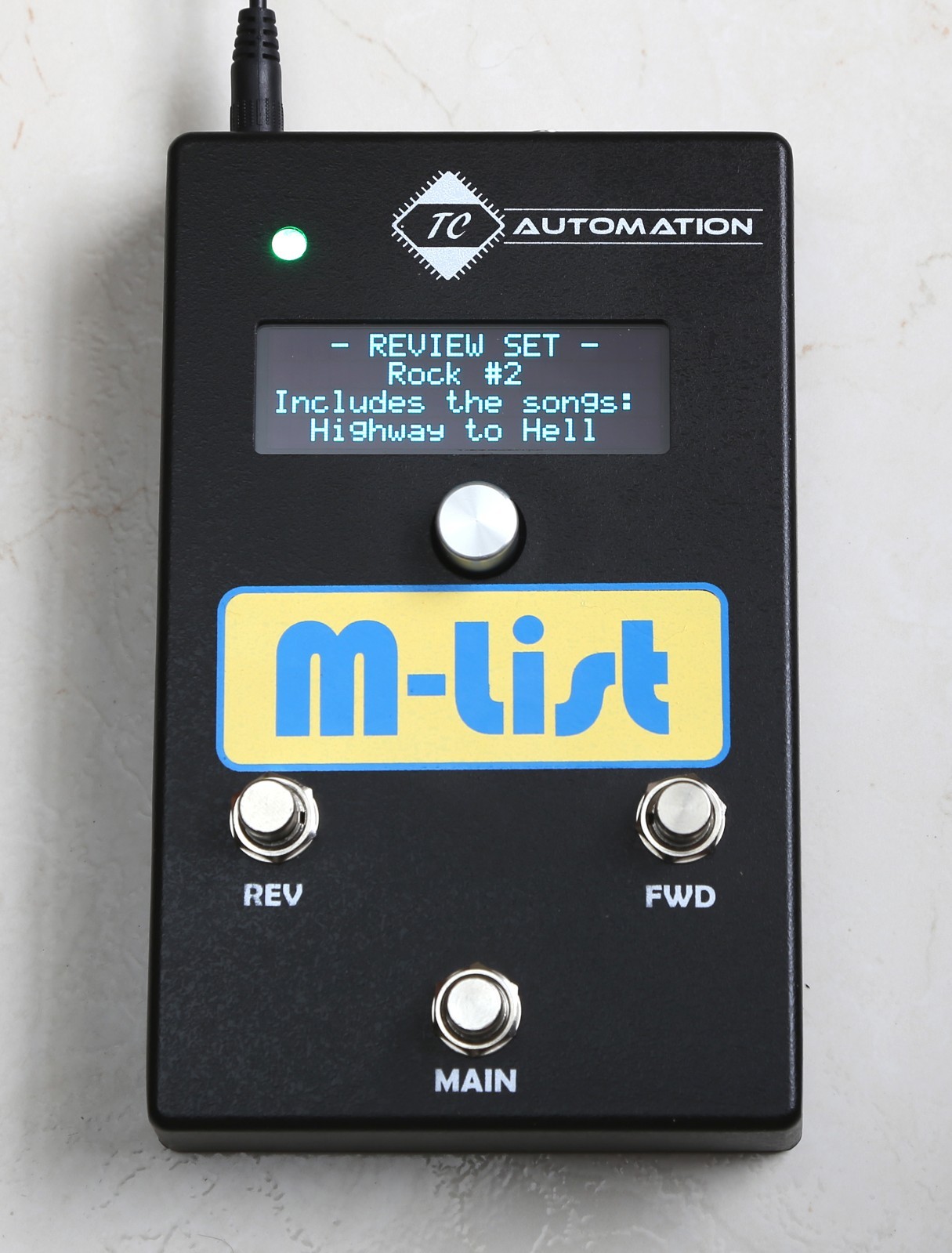 MIDI Footswitch Controller - 100 Songs, 20 Sets - NEW