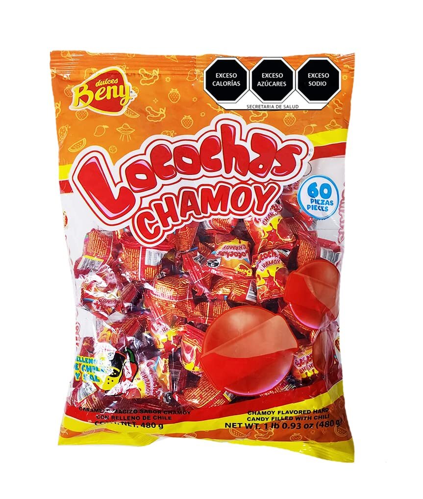 Beny Locochas Chamoy Flavor 60 Pieces 1Lb