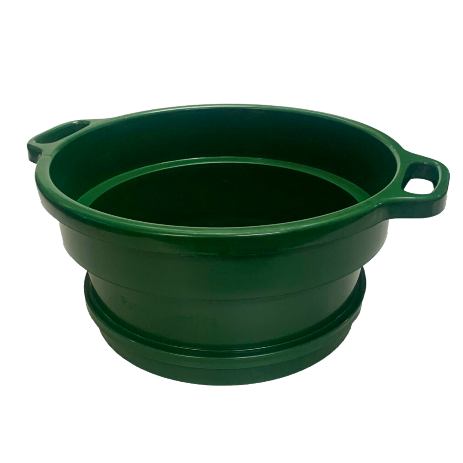 1/4" Mesh Classifier | 6" Deep | Green Plastic Screen With Handle | Stackable
